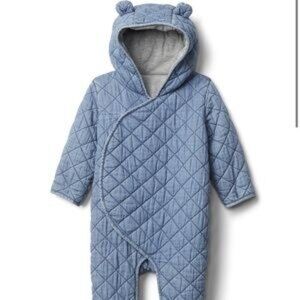 Gap Denim Bear Quilted Bunting